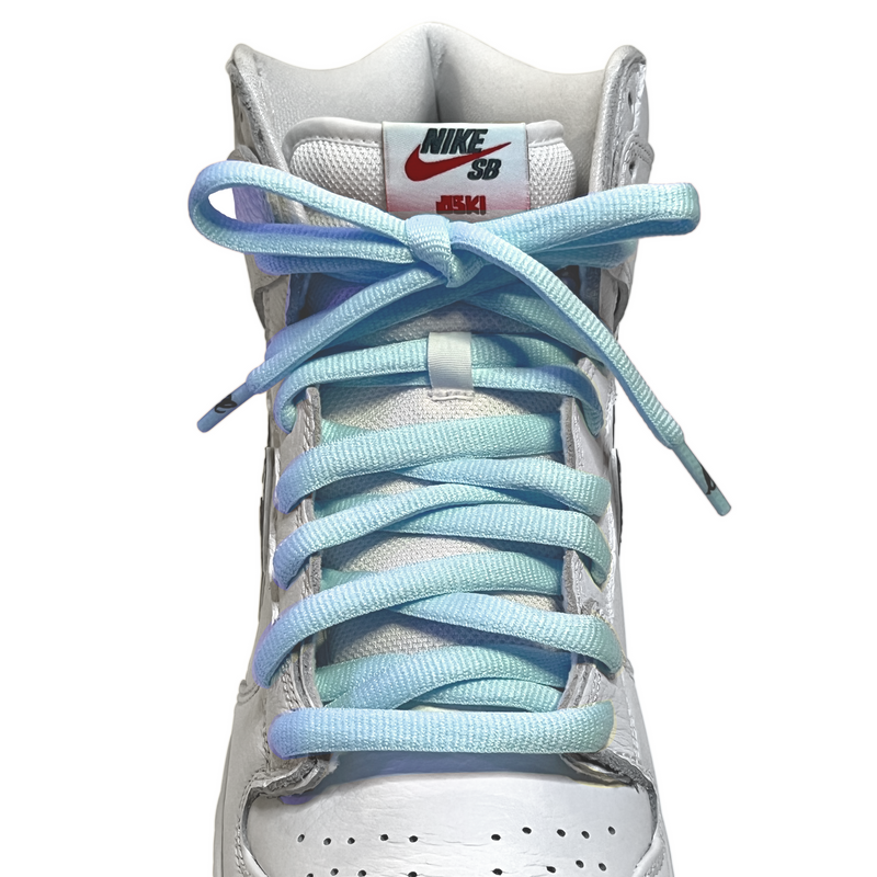 Nike blue shoelaces sales