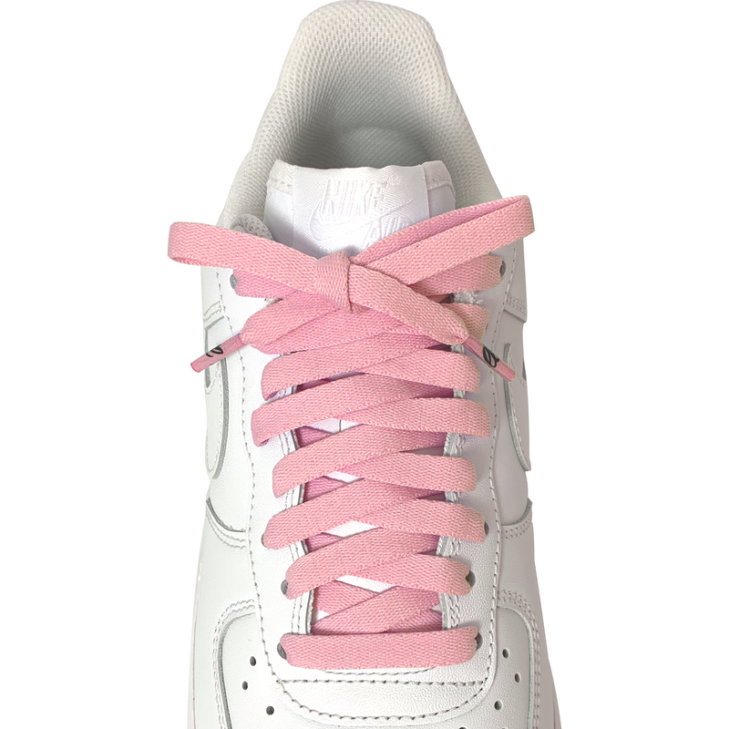 Cactus Pink Flat Shoelaces Looped Laces