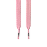 Looped Laces Cactus Pink light pink flat shoelaces hanging