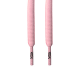 Looped Laces Cactus Pink light pink oval shoelaces hanging
