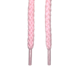 Looped Laces light pink thick braided rope shoelaces hanging
